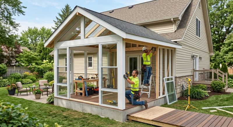 Enclosed Porch Construction in Seattle, WA