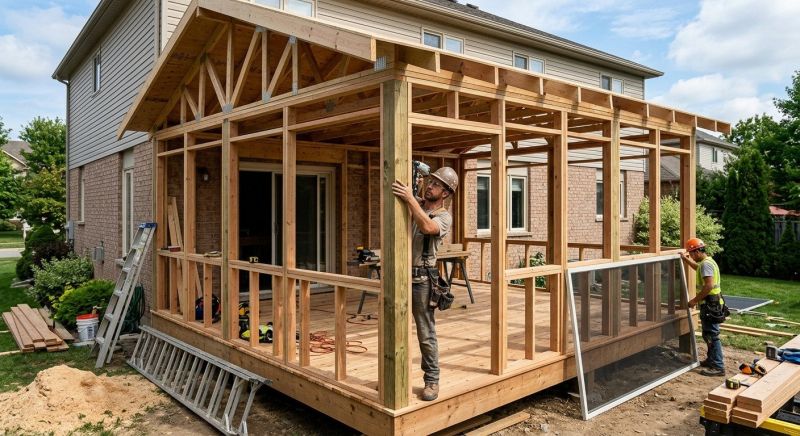 Deck Enclosure Construction in Knoxville, TN