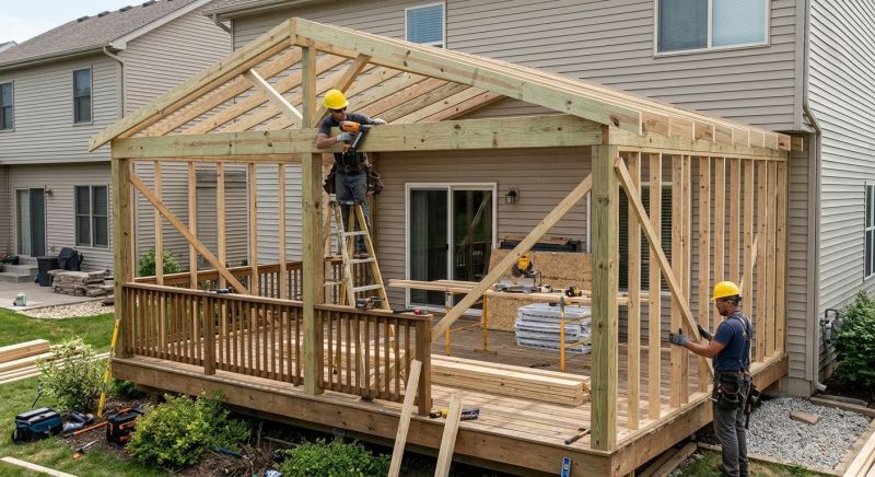 Deck Enclosure Installation in Dallas, TX