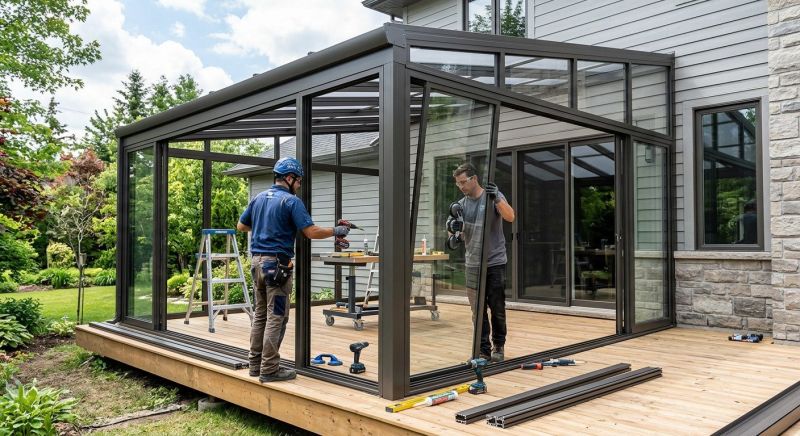 Deck Enclosure Installation in Boulder, CO