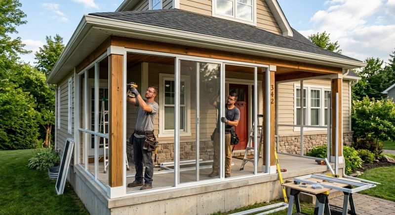 Enclosed Porch Installation in Charlotte, NC