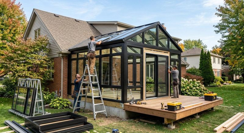 Four Season Room Installation in Knoxville, TN