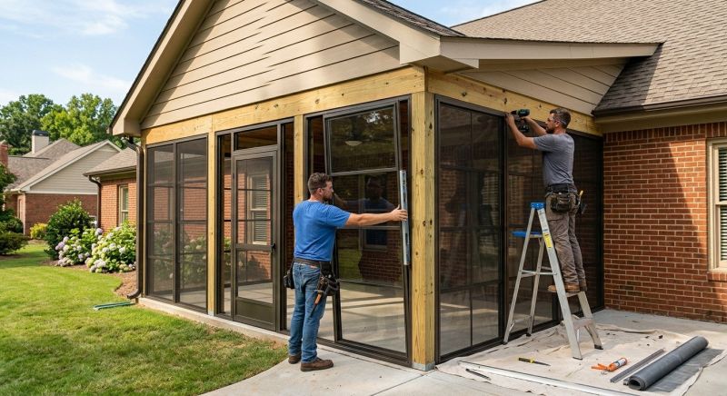 Porch Enclosure Installation in Seattle, WA